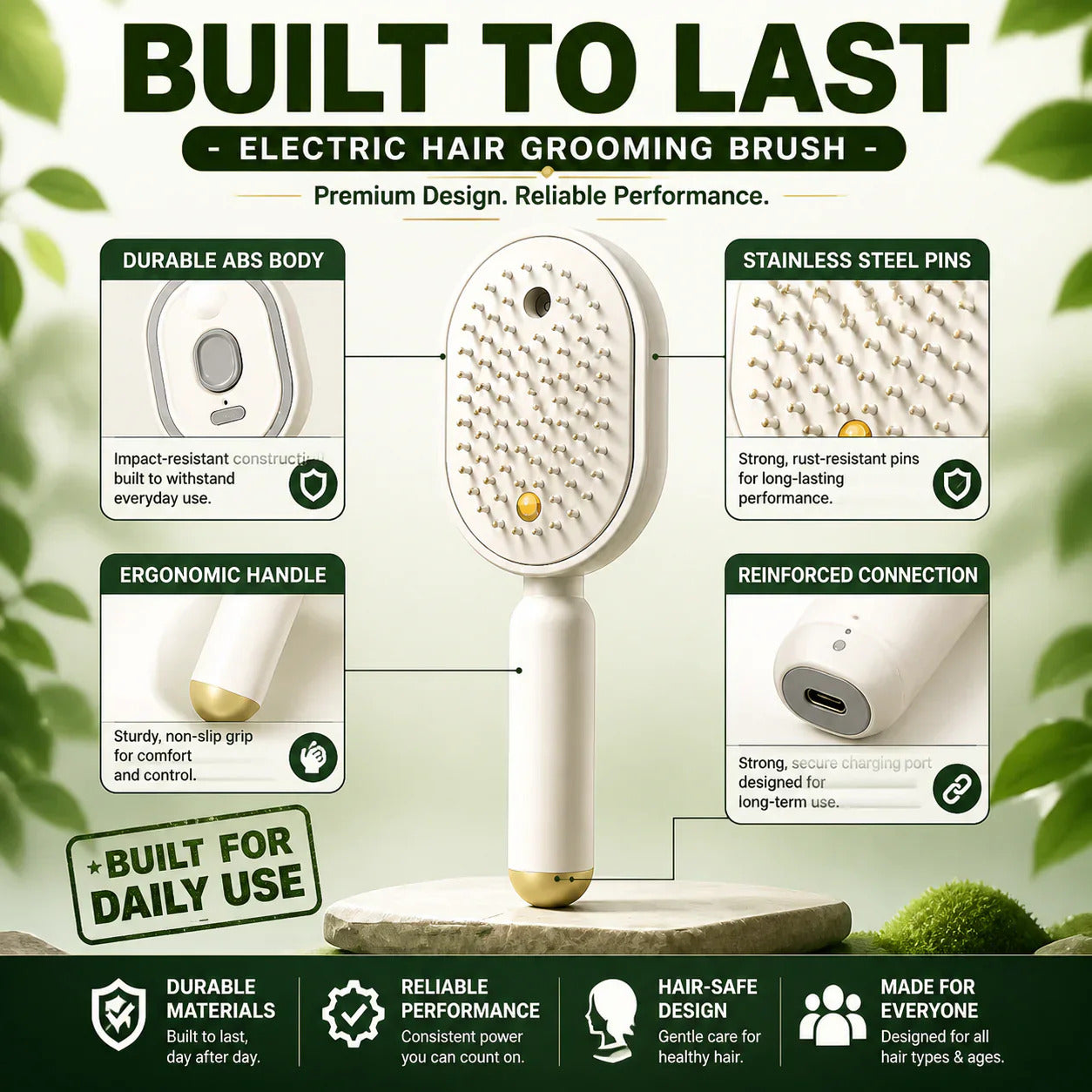 ICONIC™ 4-in-1 ELECTRIC HAIR MASSAGE KERATIN BRUSH
