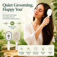 Thumbnail for ICONIC™ 4-in-1 ELECTRIC HAIR MASSAGE KERATIN BRUSH