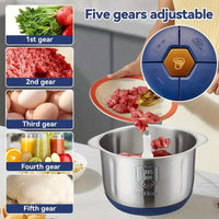 Thumbnail for Stainless Steel 4-in-1 1200W Food Processor Home Depot ©