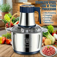 Thumbnail for Stainless Steel 4-in-1 1200W Food Processor Home Depot ©