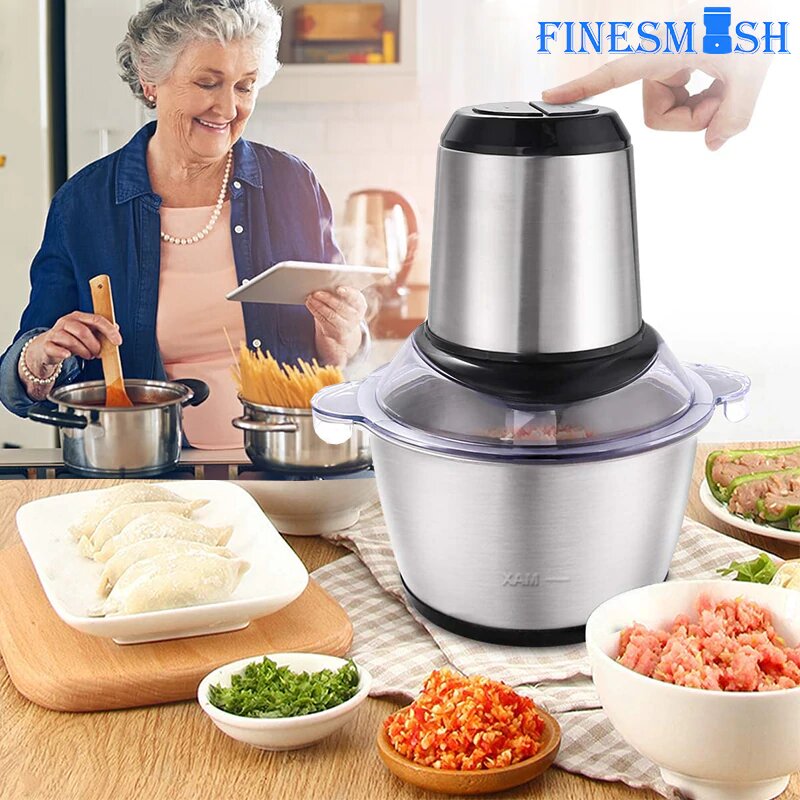 Stainless Steel 4-in-1 1200W Food Processor Home Depot ©
